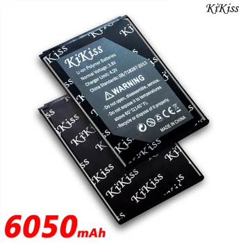 KiKiss 6050mAh Litija EB-L1G6LLU Tālruņa Akumulatora Samsung Galaxy S3 SIII I9300 I9300i I9305 i747 i535 L710 T999 EB L1G6LLU