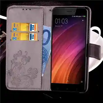 Par Xiomi Redmi 4X Gadījumā uz Xiaomi Redmi X4 Cover Maks, Ādas Uzsist Grāmatu, Tālruņa Gadījumā Xiaomi Redmi 4X redmi4x Coque Būtiska