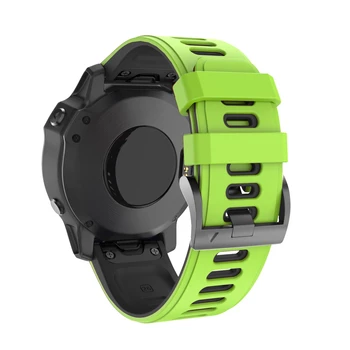 26 22mm Silikona Watchband par Garmin Fenix 6X 6 Pro Skatīties Quick Release Viegli fit Rokas Joslā Siksnu Fenix 5X 5 Plus 3 3HR