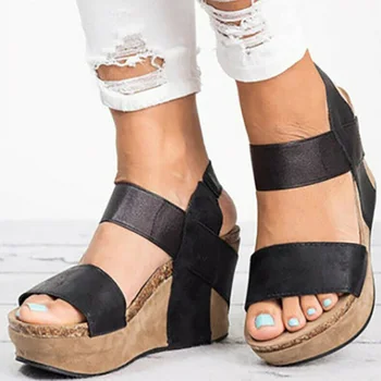 Platformas Kurpes Sieviešu Sandales Plus Lieluma Augstpapēžu Vasaras Kurpes 2019 Flip Flop Chaussures Femme Platformas Sandales 2019