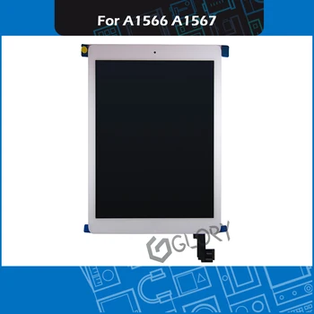 Pilnu Jauno A1566 A1567 LCD Digitizer Montāža iPad Air 2 LCD Ekrāns Montāža Displejs, Touch Screen Nomaiņa Melna Balta