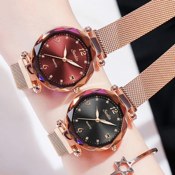 SUNKTA Luksusa Skatīties Sievietēm Dāvanas Pulkstenis Rokas Pulksteņi Sieviešu Ikdienas Kleita Rose Gold Skatīties Sporta Zegarek Damski Reloj Para Mujer