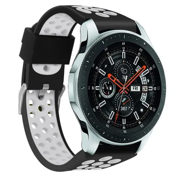22mm Sporta Silikona Siksniņa Samsung Galaxy Skatīties 46mm SM-R800 Smart Watch Band Aproces Aproce