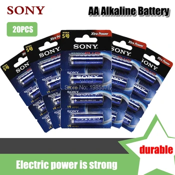 20PCS Oriģinālu Sony 1,5 V AA Sārma Baterijas LR6 LR03 Elektriskā zobu suka Rotaļlietas Lukturīti Peli pulkstenis Sausā Primārās Baterijas