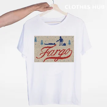 Fargo Sezonas TV šovs, T-kreklu Vasaras Gadījuma O-veida Kakla Īsām Piedurknēm Tshirt