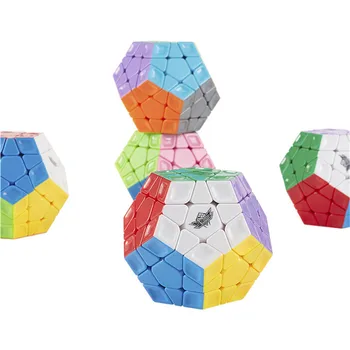 Ciklona Zēns Varavīksnes Megaminx 3x3 Stickerless 12 Teica Megaminxeds 3Layers Ātrums Cube Profesionālās Cubo Magico Puzzle Rotaļlietas