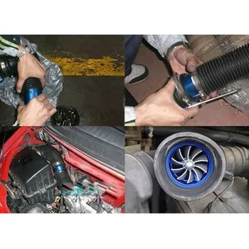 Automašīnas Turbokompresora Modificētu Metāla Auto Turbo Komplektu Double-sided Turbo Ieplūdes Turbo Auto Dzinēju Turbokompresors