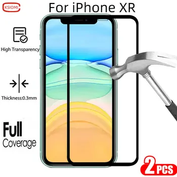Lietā Par es Tālruņa Rx Segtu Aizsardzības Glass Screen Protector For Iphone Xr Iphonexr 6.1 Rūdīta Stikla Tālrunis Coque Oriģinālā Soma
