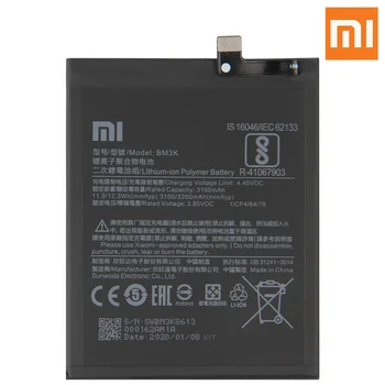 Xiao Mi Sākotnējā BM3K Akumulatoru Xiaomi BM3K Xiaomi Sajauc 3 Oriģinālās Rezerves Tālruņa Akumulatora 3200mAh Ar Bezmaksas Rīkiem