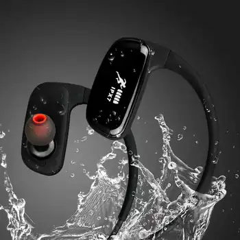 Ūdensdrošs IPX7 Peldēšana MP3 Atskaņotāju Bezvadu Bluetooth 8G Austiņas Sporta Austiņas HiFi Mūzika Peldēt Modes Āra Austiņas