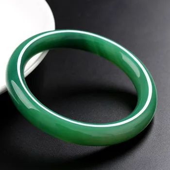 īsta nefrīta aproces 7.A green jade rokassprādze jade aproce aproces jadeite Roku Cirsts Emerald Aproces Dāma Puses Dāvanu