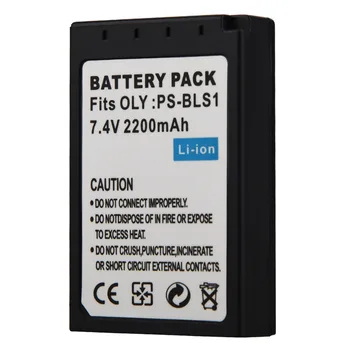 2200mAh Uzlādējams Li-ion Akumulators PS-BLS1 BLS1 Par OLY. EP2 EPL1 EPL2 EP1 E410 E400 Kameras Nomaiņa Batteria Rezerves Bateria