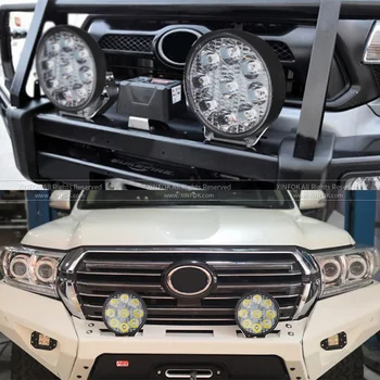 Xinfok LED Auto Darba Gaisma Vietas Plūdu Staru Combo Apgaismojums 3030 SMD DC 12-24 V 27-48 Vati Universālo Automašīnu 4x4 4WD