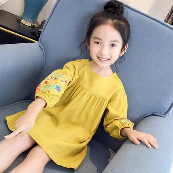 Meiteņu Kleitas, Rudenī Jaunu Korejiešu Princese Kleitas Lieliem Bērniem Nacionālā Stila Garām Piedurknēm Lelles Bērniem Kleita K1