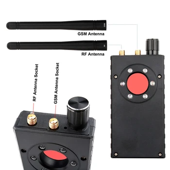 G528 Multi-funkciju Dual antenu Anti-spiegu Kameru Detektoru GSM Kļūdu Meklētājs GPS Signāla Lēca RF Tracker