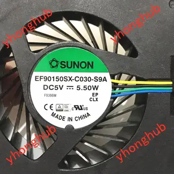 SUNON EF90150SX-C030-S9A DC 5V 5.50W00XD821 023.10045.0001 4-Wire Serveru Dzesēšanas Ventilators