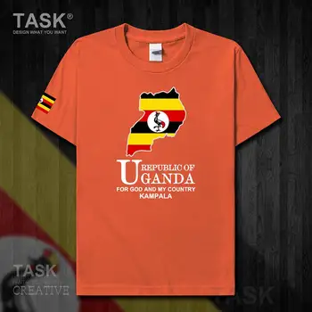 Uganda UGA Kampala vīriešu t krekls jauni Topi, t-krekls ar Īsām piedurknēm apģērbs sporta krekls nacionālā komanda valstī, svīteri, sporta vasarā 50