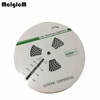 MCIGICM 500pcs 1000UF 6.3 V 8mm*10.2 mm SMD Alumīnija elektrolītisko kondensatoru