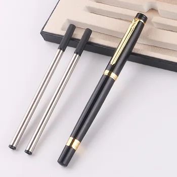 Klasisks Dizains Zīmola Metāla Tintes Tintes Pildspalvu Biznesa Izpildvara Luksusa Paraksts Rakstīšanas Pildspalva