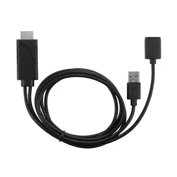 USB Sievietes HDMI Vīriešu HDTV Adapteris Kabeli 7/7plus/6s 6 plus