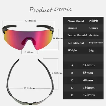 NRC Photochromic Sporta Velo Brilles UV400 Ceļu, Velosipēdu Brilles Novērstu Uvb Kalnu Riteņbraukšanas Saulesbrilles Vīriešiem/Sievietēm, Brilles