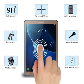9H Ultra Skaidrs, Rūdīts Stikls Priekš Samsung Galaxy Tab E 9.6