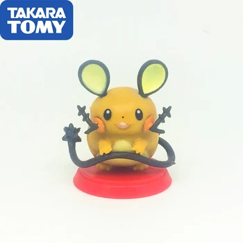 Rīcības Attēls Pokemon Patiesu TAKARA TOMY Limited Edition Dedenne Lelle, Rotaļlieta Modelis Pocket Monster Kolekcijas