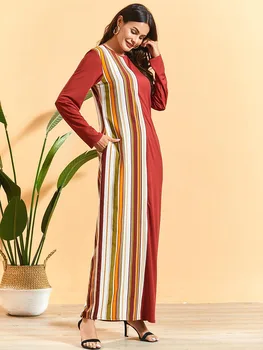 Āfrikas Kleita Sievietēm 2020. Gadam Gadījuma Plus Lieluma Slim Raibs Krāsu Maxi Kleitas, Elegants Sexy Gara Kleita 3XL 4XL Āfrikas Apģērbi