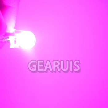 1000pcs T10 COB LED 40MA Silikona gadījumā, Instruments, vieglā numura zīme Spuldzes Ķīlis Lampas Auto stils LED 12V Balta, Ledus zila, rozā