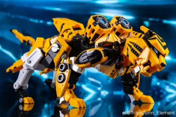 Noliktavā TE Transformācijas Elements TE MM01 MM-01 YS01 YS-01 Dzeltens Bišu svītru tiger Deformācijas Robotu Rīcības Attēls Rotaļlietas