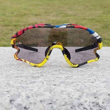Jaunā stila Kapvoe Polarizētās Sporta Velo Brilles Photochromic Kalnu MTB Riteņbraukšanas Saulesbrilles Vīriešiem, Sievietēm, Sporta Velosipēdu Brilles