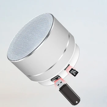 Uzlādējams Portatīvā Bluetooth Skaļruni, Mini Subwoofer Skaļrunis Mūzikas Audio TF USB AUX Stereo Skaņas Skaļruņu Audio Mūzikas Atskaņotājs
