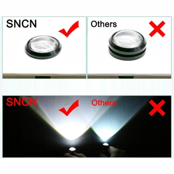 SNCN 10pcs LED Eagle Eye Dienas Gaitas Gaismas DIY DRL 12v 24v 18mm 23mm Ultra Plānas Auto Gaismas Avots Lampas Brīdinājuma Gaismas