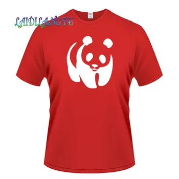 Jaunākās Modes Dizaina T-krekls Panda modelis Vasarā Vīriešu/Zēnu Karikatūra Atdzist Īsām Piedurknēm t-veida Topi Apģērbi