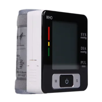 JAUNU Veselības Aprūpes Automātisko Digitālo LCD Rokas Joslā Asins spiediena Mērītājs, Sirds ritma Monitors Sphygmomanometer Oscillometric Metode