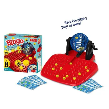 Bingo Akrobāts Loto Loterijas Mašīna 90 Numurētas Bumbiņas 48 Karšu Ģimenes Spēli Ideāls Bērniem Dāvanas, Smieklīgi Spēles Rotaļlietas