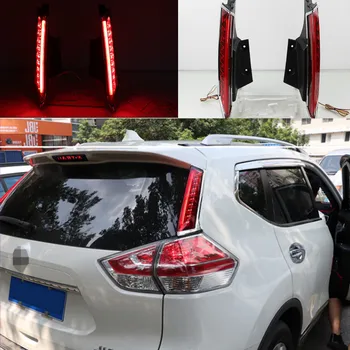 2GAB Par Nissan X-trail T32-2019 Automašīnas LED Aizmugurējie Gaismas Aizmugurējo Buferi Gaismas, Bremžu Gaismas Auto Spuldzes Apdare Lampas