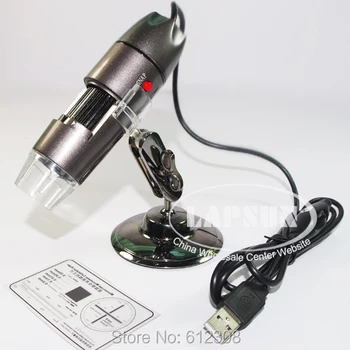 800X 2.0 MP USB Digitālais Mikroskops Endoskopu Lupa Tuvinātu Attēlu, Video Kamera Ar 8 LED apgaismojums & Pasākums Lasījumā Izmēra