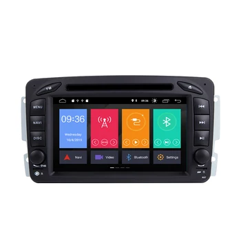 2 Din Android 10 Auto DVD Multimediju Atskaņotāju W203 Mercedes Benz Vito W639 W168 Vaneo Clk W209 W210 M/MLRadio Audio Navigācijas