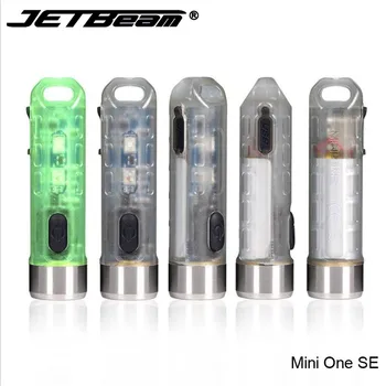 Jetbeam Mini One Nerūsējošā Tērauda 365nm UV LED EDC Lukturīti Portatīvo Ultravioleto Atslēgu ķēdes Lāpu ar Type-C USB Uzlāde