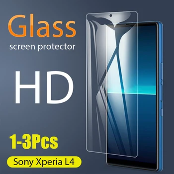 1-3 Gab Pilns Rūdīta Stikla Sony Xperia L4 Ekrāna Aizsargs 2.5 D 9h rūdīta stikla Sony Xperia L4 Aizsardzības Plēves