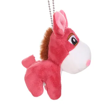 Kawaii Maz Donkey Plīša Keychain Rotaļlietas Cute Mini Kulons Mīkstās Mīkstās Lelles Meiteņu Rotaļlietu Soma Kulons Mugursoma Piederumi