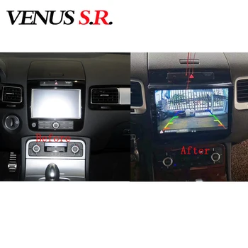 VenusSR Android 9.1 Auto DVD Atskaņotājs, GPS Navigācijas Multimediju Par Volkswagen Touareg 2011-2017 radio auto stereo bluetooth, wifi