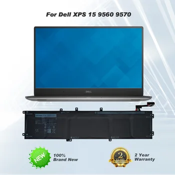 Klēpjdatoru Akumulatoru, Dell XPS 15 9560 9570 Grāmatiņa Precizitāte 5520 5530 Rezerves Baterijas 6GTPY H5H20 Bezmaksas Rīki