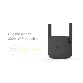 Sākotnējā Xiaomi WiFi Router Pastiprinātājs Pro Maršrutētāju 300M Tīkla Expander Repeater Jauda Extender Roteador 2 Antenas