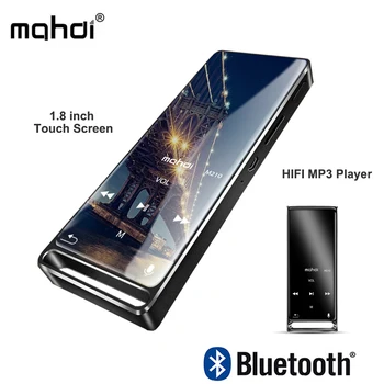 Mahdi M210 Mp3 Atskaņotājs, Bluetooth Touch Ekrāns 1.8 collu Portatīvo Sporta USB HD mūzikas atskaņotājs Mūzikas Atskaņotājs, ar 16GB Atbalstu TF Karti Ultra-plānām