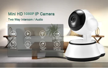 V380 1080p Bezvadu Mājas Drošības IP Kameras 1080P WiFi Kameru Smart WI-FI Audio Ieraksts Uzraudzības Baby Monitors HD CCTV Kameras