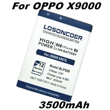 LOSONCOER 3500mAh BLP569 Akumulatoru OPPO Atrast 7 Atrastu 7.a X9000 X9006 LTE X9007 X9076 X9077 Litija-jonu polimēru akumulators