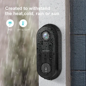 HeimVision Sveicina CA1MQ 2K Video Durvju Kameru Smart WiFi Bezvadu Vizuālā Domofons Nakts Redzamības Drošības Kameru Mājās Monitors