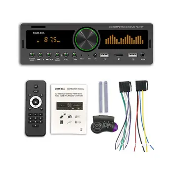 12V Viena Din Auto MP3 Atskaņotājs ar FM/AM Radio, Bluetooth brīvroku Atbalsts APP Atrašanās vietu, Lai Atrastu Automašīnu, Mobilo Balss Palīgs